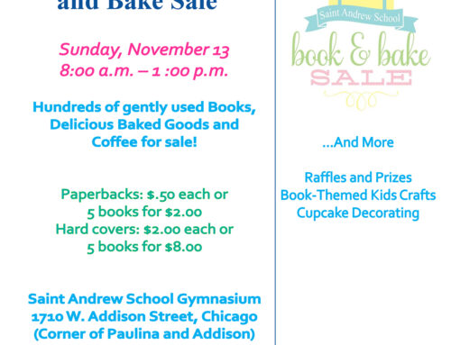 Saint Andrew School Annual Used Book and Bake Sale